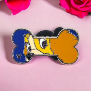 Disney Pin 119804 WDW Lady Dog Bone Hidden Mickey